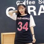 2016春夏新款韓版寬鬆半袖T恤(2色)